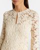 Velvet Velvet Jovie guipure lace cotton-blend midi dress - 3
