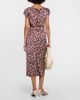 Velvet Velvet Juno printed satin midi skirt - 3