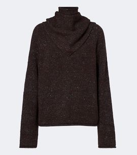 Velvet Velvet Kana scarf-detail wool-blend sweater