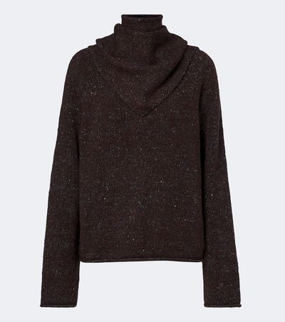 Velvet Velvet Kana scarf-detail wool-blend sweater