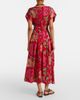 Velvet Velvet Leilani printed cotton midi dress - 5