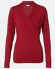 Velvet Velvet Meri cotton-blend jersey wrap top - 1