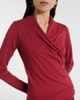 Velvet Velvet Meri cotton-blend jersey wrap top - 3