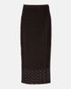 Velvet Velvet Mia lace midi skirt - 1