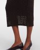 Velvet Velvet Mia lace midi skirt - 5