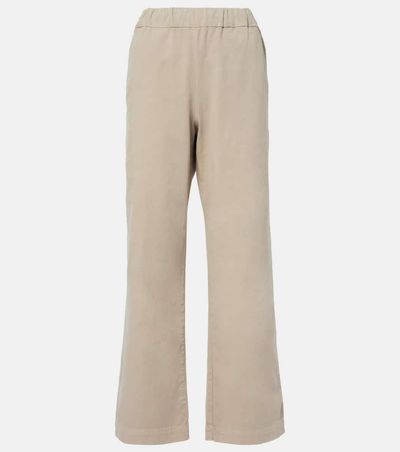 Velvet Velvet Naya cotton-blend twill straight pants