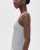 Velvet Velvet Orion Tank Top Heather Grey/White - 4