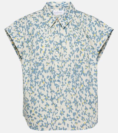 Velvet Velvet Paulette floral cotton blouse