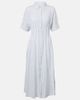 Velvet Velvet Saron striped cotton and linen shirt dress - 1