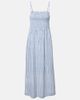 Velvet Velvet Senara striped cotton-blend maxi dress - 1