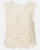 Velvet Velvet Simona guipure lace cotton-blend tank top - 1