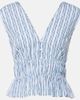 Velvet Velvet Verena striped cotton-blend top - 1
