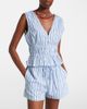 Velvet Velvet Verena striped cotton-blend top - 2