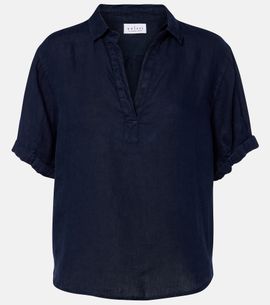 Velvet Velvet Vivica linen top