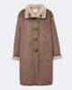 Velvet Velvet Yves teddy-trimmed coat - 1