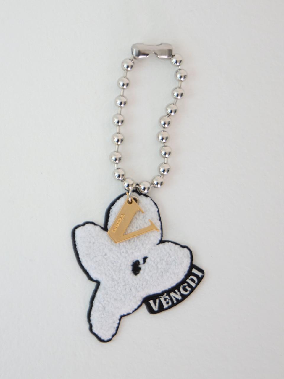 VENGDI Boucle Flower Charm_White