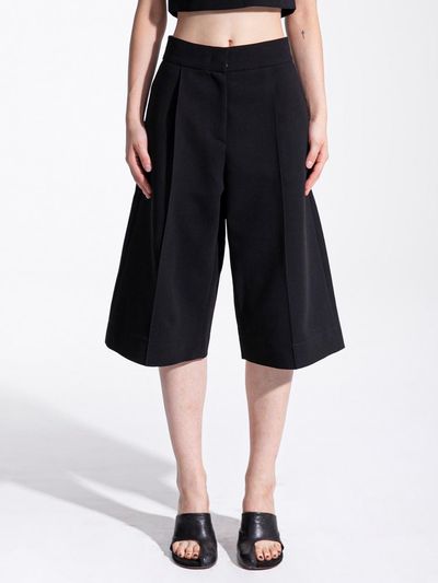 vente Black half-length shorts