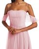 Vera Wang Bride Women's Miriam Pleated Tulle Gown - 6