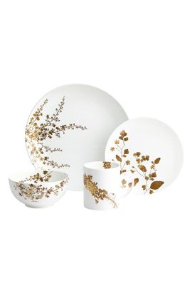 Vera Wang Vera Wang Jardin 4-Piece Bone China Dinnerware Set