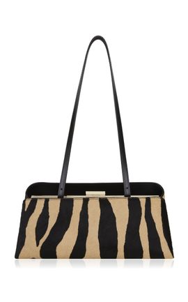 Verafied Verafied Éclair Zebra Calf Hair Bag