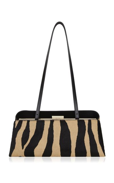 Verafied Verafied Éclair Zebra Calf Hair Bag