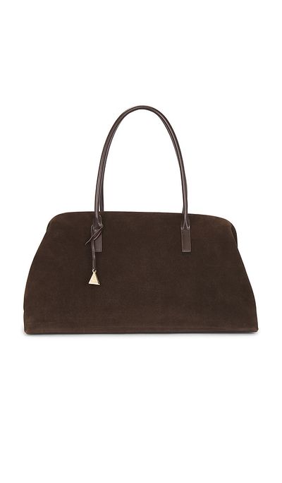 VERAFIED VERAFIED Espresso Suede Club Bag