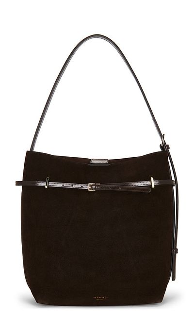VERAFIED VERAFIED x REVOLVE X Revolve Suede Belted Tote Bag