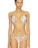 Verandah Verandah Plunge Tie-back Bikini Top - 1