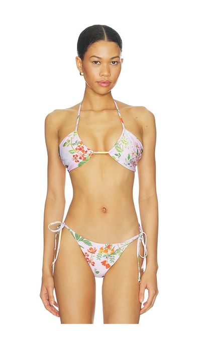 Verandah Verandah Plunge Tie-back Bikini Top