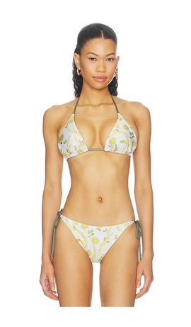 Verandah Verandah Reversible Triangle Bikini Top