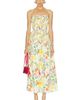 Verandah Verandah Smocked Cotton Satin Maxi Dress - 1