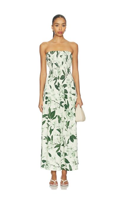 Verandah Verandah Smocked Summer Maxi Dress