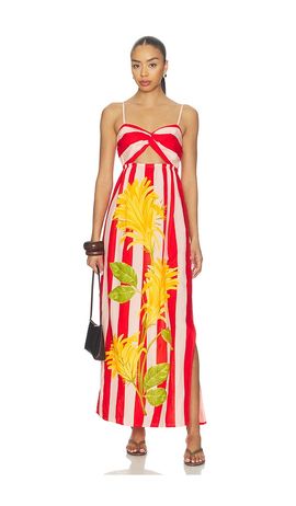 Verandah Verandah Twist Draped Maxi Dress