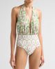 Verandah Women's Ammama Floral Halter One-Piece Swimsuit - 4
