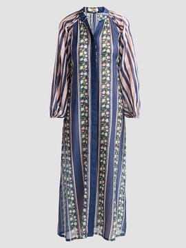 Verandah Women's Ammama Indira Cotton-Silk Midi Dress