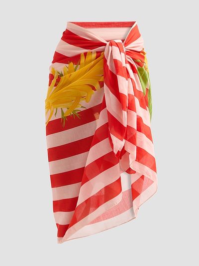 Verandah Women's Ammama Silk-Cotton Pareo