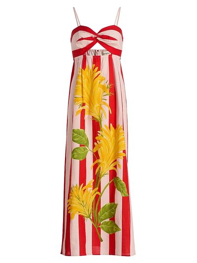 Verandah Women's Ammama Twist Draped Maxi Dress