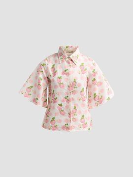 Verandah Women's Bejewelled Crop Shirt