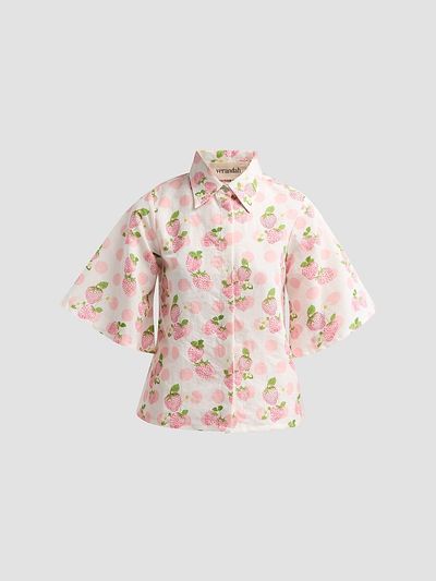 Verandah Women's Bejewelled Crop Shirt