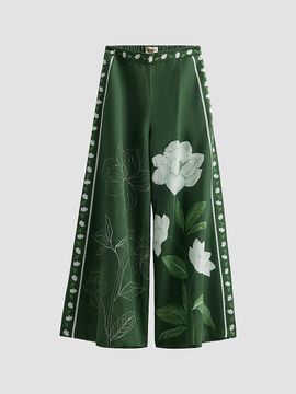 Verandah Women's Bejewelled Magnolia Flared Pants
