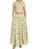 Verandah Women's Floral Paneled Cotton Maxi Skirt - 2