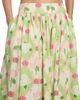 Verandah Women's Floral Paneled Cotton Maxi Skirt - 6
