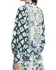 Verandah Women's Pushpanjali Printed Linen-Cotton Tunic Blouse - 5