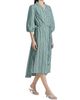 Verandah Women's Toda Tie-Waist Printed Cotton Poplin A-Line Shirtdress - 4