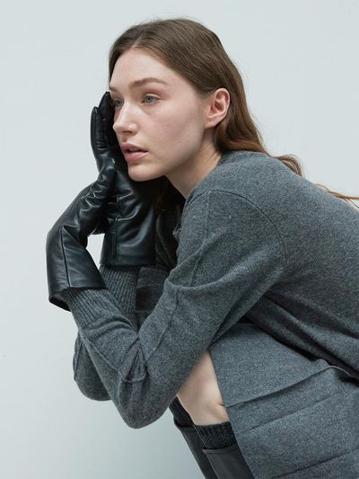 VERDEMAR Italian nappa Long leather glove