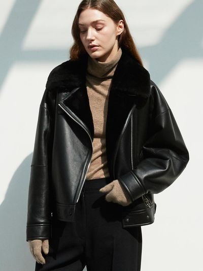 VERDEMAR Spanish Fur Mustang Overfit Jacket