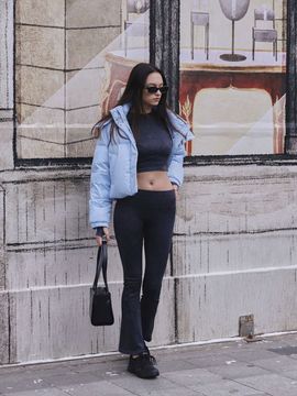 verish All-Tension Ribbed Bootcut Leggings