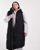 Vero Moda Curve Vero Moda Curve 2 in 1 longline puffer coat with removable sleeves in black - 2