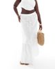 Vero Moda Curve Vero Moda Curve boho maxi skirt in white - 2