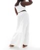 Vero Moda Curve Vero Moda Curve boho maxi skirt in white - 3